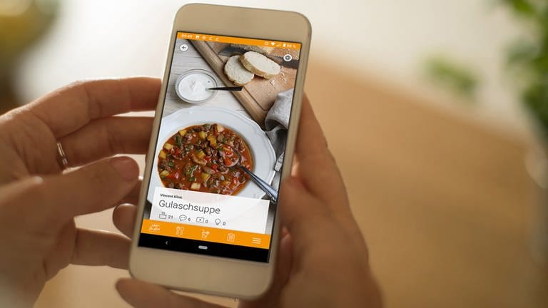 Die ARD-Buffet App auf einem Smartphone