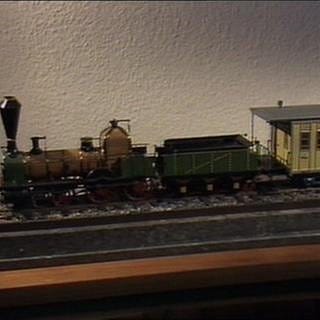 Eine Modelllokomotive