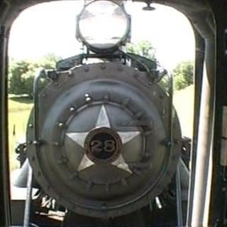 Eine Baldwin-Lokomotive aus dem Jahr 1928.