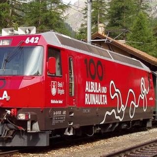 100 Jahre Albulabahn-Lok