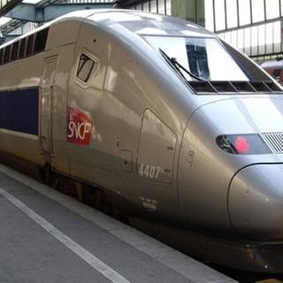 TGV im Stuttgarter Hauptbahnhof