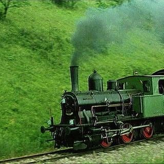 Grüne Lokomotive