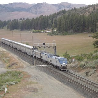 Amtrak "Blue Zephyr" auf der Strecke