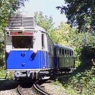 Die Kindereisenbahn wurde 1949 errichtet.