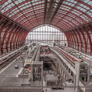 Bahnhofshalle des Antwerpen Centraal
